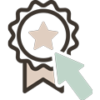 'Best items selected' award icon
