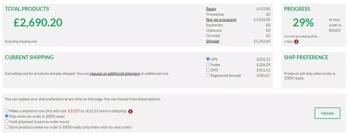 Featured image for Shop tip: additional shipment and ship preferences
